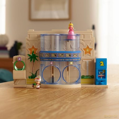 The Super Mario Galaxy Movie Diorama with 2 Mini Figures Gateway Galaxy