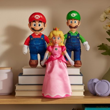 The Super Mario Galaxy Movie Plush Figure Luigi 23 cm
