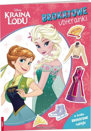 Disney Kraina Lodu. Brokatowe ubieranki [KSIĄŻKA]