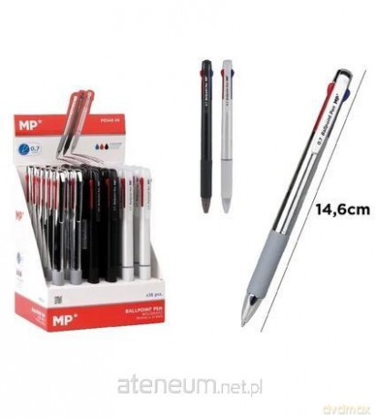 Długopis 0,7mm 3 kolory (36szt)