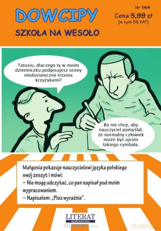 Dowcipy. Szkoła na wesoło nr 144 - Przemysław Adamczewski [KSIĄŻKA]