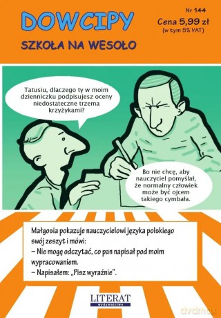 Dowcipy. Szkoła na wesoło nr 144 - Przemysław Adamczewski [KSIĄŻKA]