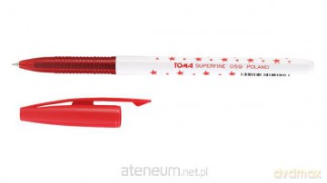 Długopis Superfine 0,5mm czer. (30szt)