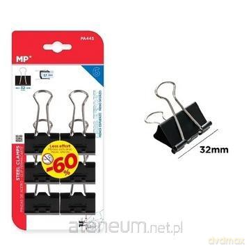 Klipsy biurowe 32mm 6szt