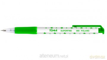 Długopis Superfine aut. 0,5mm ziel. (30szt)
