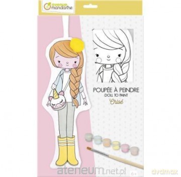 Lalka Chloe z materiału do pomalowania
