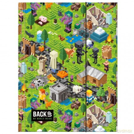 Teczka z gumką A4 BackUP (10szt)