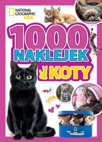1000 naklejek. Koty. National Geographic Kids [KSIĄŻKA]