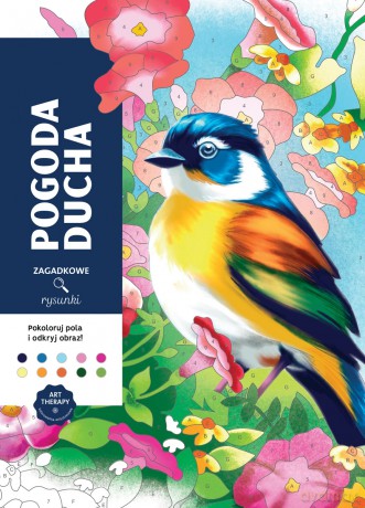 Art therapy. Kolorowanka antystresowa. Pogoda ducha. Zagadkowe rysunki - Charlotte Mendes [KSIĄŻKA]
