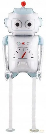 Balon foliowy Robot 37x80cm mix FB394 43137