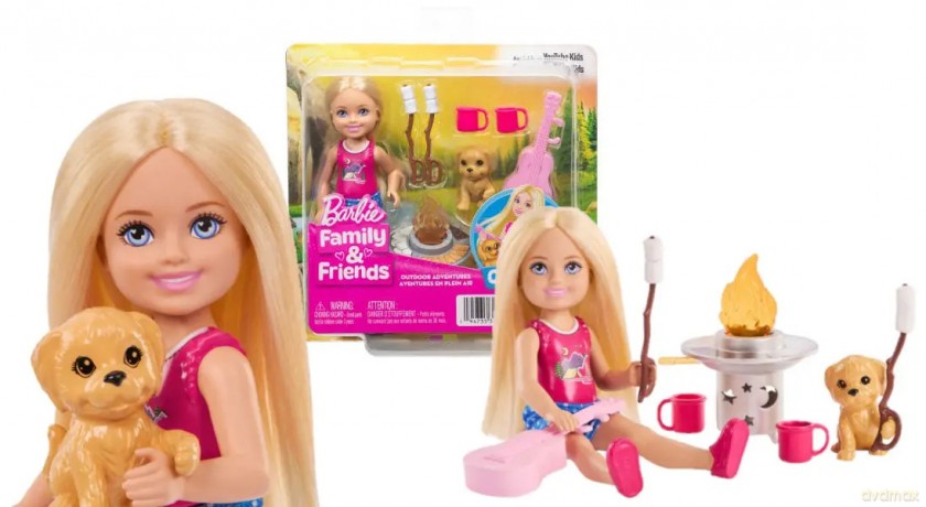 Barbie Chelsea Biwakowa Przygoda Lalka I Akcesoria Jjv61