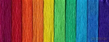 Bibuła marszczona MIX Spectrum (10szt)