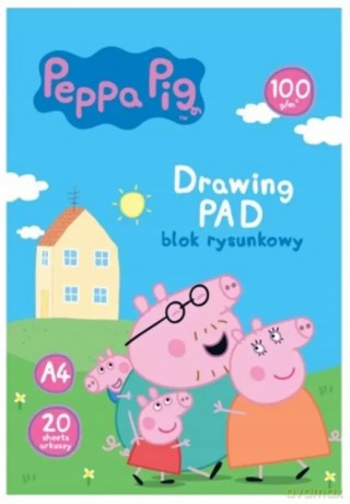 Blok Rysun A4/20k biały Peppa Astra Fol A 10