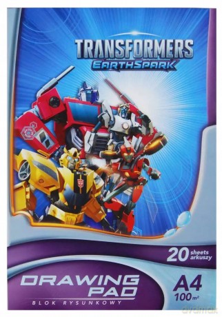 Blok Rysun A4/20k biały Transformers Astra Fol A 10