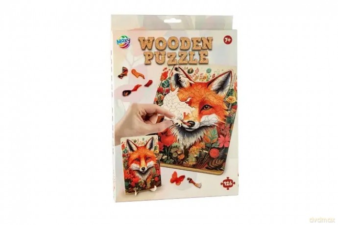 CCG drewniane puzzle lis 126el 400097 68654