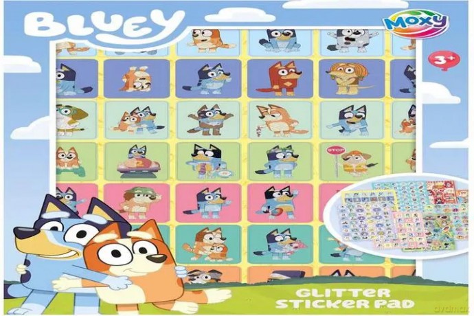 CCG naklejk.brokat BLUey A5 8ark.161003 70534