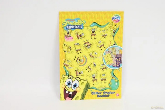 CCG naklejki brokat Spongebob A5 8ark.168301 71647