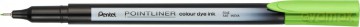 Cienkopis 0.8 Fib Pentel zielony Butel S40-k pudełko A 12