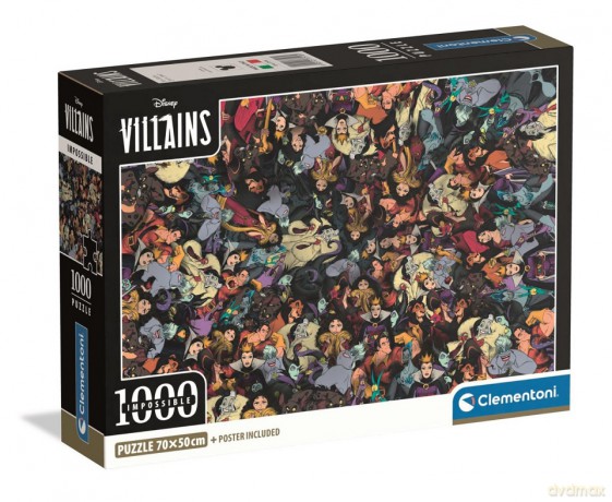 CLEMENTONI 1000 el. Compact Impossible Villains 37518 [PUZZLE]