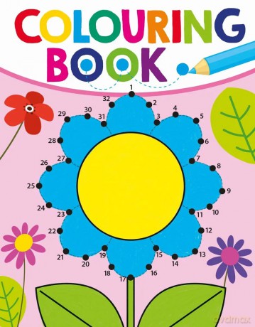 Colouring Book Kwiatek [KSIĄŻKA]