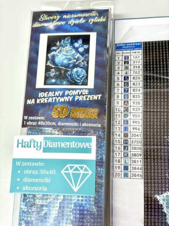 Diamentowa mozaika kwiaty 2001397 13976