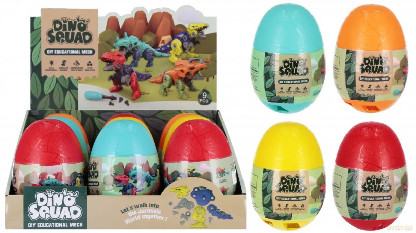 Dinozaur Do SkrĘcania W Jajku Mix Wzorów Mega Creative 573923 [FIGURKA]