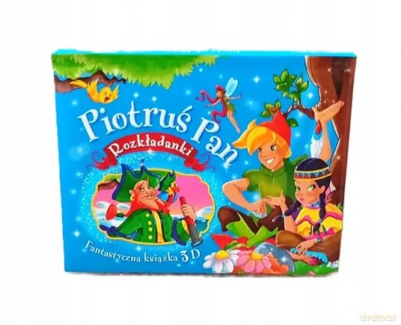 Fantastyczna książka 3D. Piotruś Pan. Rozkładanki [KSIĄŻKA]