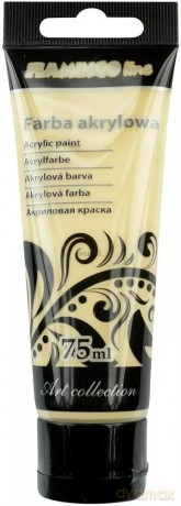 Farba akrylowa, 75 ml, beżowa