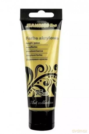 Farba akrylowa, 75 ml, złota