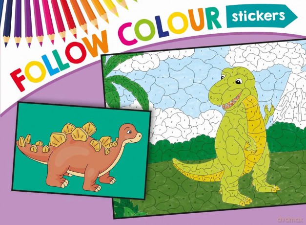 Follow Colour Dino [KSIĄŻKA]