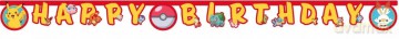 Girlanda Pap 200cm Pokemon Happy Birthday Go Pbh