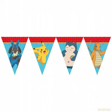 Girlanda Pap 230cm Pokemon Flagi Go Pbh