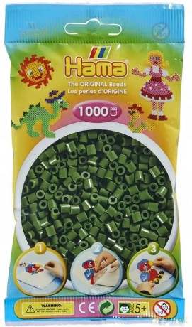 Hama midi koraliki 1000 c.ziel.015-207-102 71022