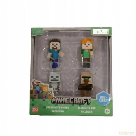 JADA Minecraft figurki metal 4pak 9336266314