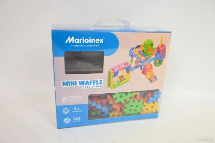 Klocki waffle mini Plac zabaw 132el 04190