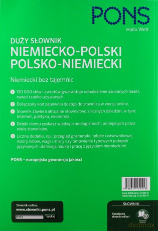 Duży słownik niem-pol, pol-niem [KSIĄŻKA]