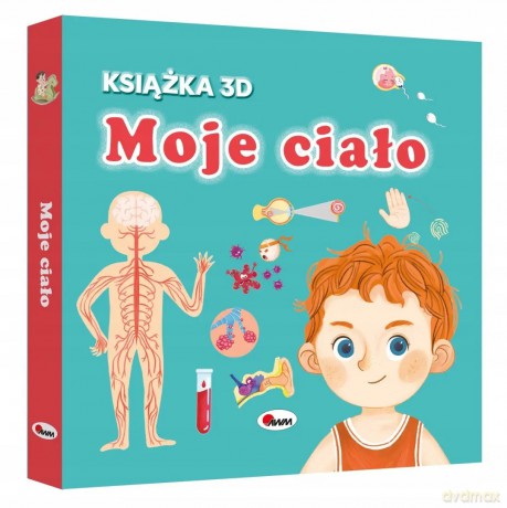 Książka 3D o ludzkim ciele z ruchomymi elementami i okienkami [KSIĄŻKA]