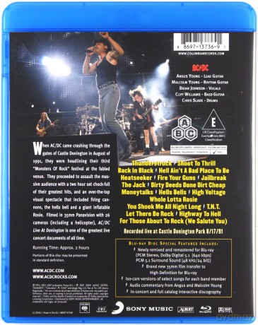 AC/DC: Live At Donington [Blu-Ray]