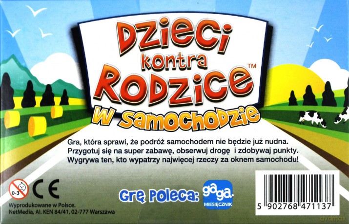Dzieci kontra rodzice w samochodzie [KARTY]