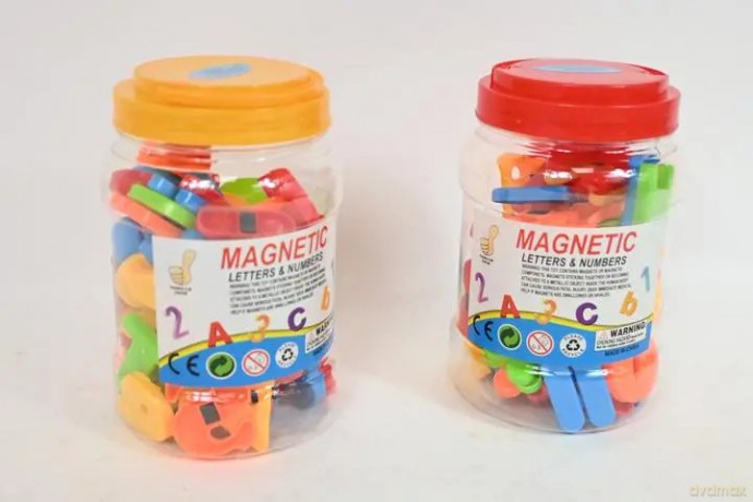 Literki cyferki magnetyczne słoik 03816