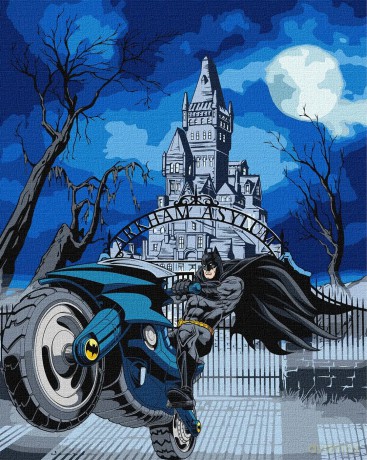 Malow.po num.40x50 WB Batman Batcycle 88197