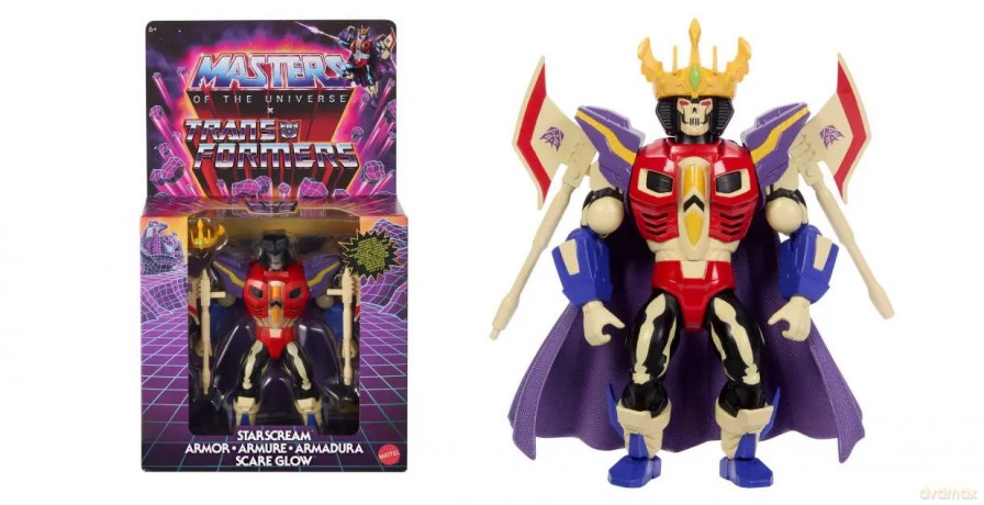 Masters Of The Universe Origins X Transformers Starscream Scare Glow Figurka Ok. 14 cm W Skali Jgt19 W4 [FIGURKA]