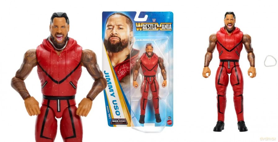 Mattel Wwe Jimmy Uso Figurka Seria Main Event 161 Figurka Superstar Ok. 15 cm W Skali Jhh88 W4