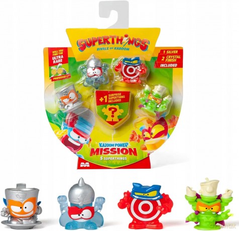 Mbx St Kazoom Power Mission 5pak Asst [FIGURKA]