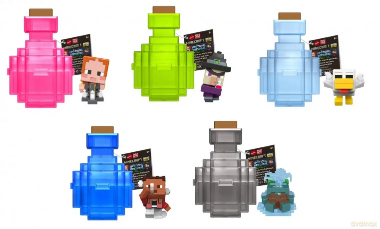 Minecraft Miniwydobycie Kolekcja Figurek W Pikselowym Stylu z Piaskiem Do Formowania Mix Htk99 Wb9 [FIGURKA]
