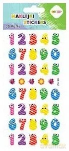 Naklejki 3D Puffy - Happy Numbers, 9.5 cm x 22 cm, Happy Color