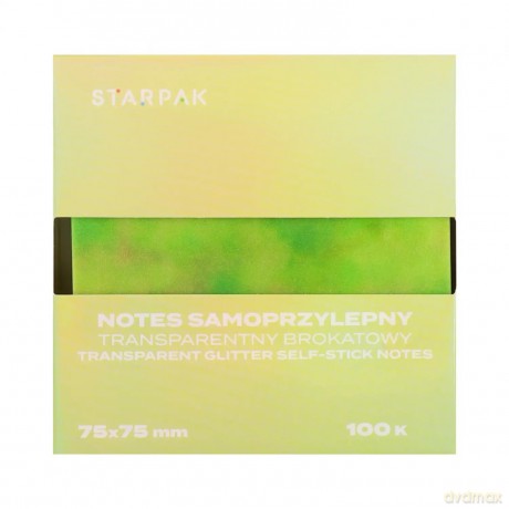 Notes Samoprzylepny 75x75/100k Transparent Ombre Ciemny C4 Starpak 576524