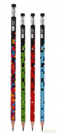Ołówek z gumką Happy Color 2B 1 szt.