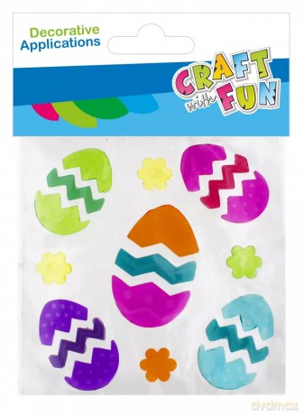 Ozdoba Dekoracyjna Naklejki Na Szybę 9szt.wielkanoc Craft with Fun 531857