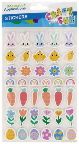 Ozdoba Dekoracyjna Samoprzylepna Eva Wielkanoc Craft with Fun 553726